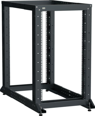 Стойка 2-рамная 20U 600х600-1000мм черн. LINEA F  LF05-20U61-2GM