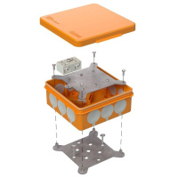 Коробка огнестойкая ОП двухкомпонентная 60-0303-FR6.0-4-2-Р Е15-Е60 RAL2004 100х100х40 (уп.16шт)  60-0303-FR6.0-4-2-Р Коробка огнестойкая ОП двухкомпонентная 60-0303-FR6.0-4-2-Р Е15-Е60 RAL2004 100х100х40 (уп.16шт)  60-0303-FR6.0-4-2-Р