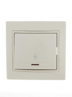 Светорегулятор СП 500Вт Mira с фильтром бел./бел.  701-0202-116