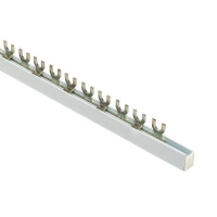 Шина соединительная типа FORK для 2-ф нагр. 100А 54 мод.  fork-02-100