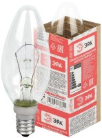 Лампа накаливания ДС 40-230-Е14 40Вт свеча (B36) 230В Е14 ЭРА Б0039125