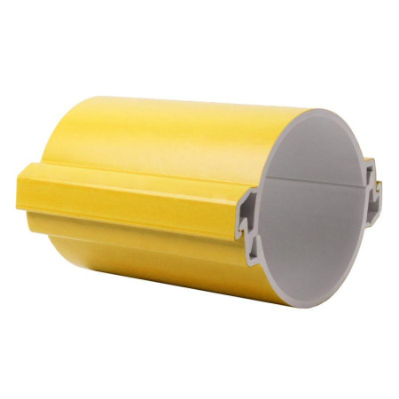 Труба гладкая ПВХ разборная d110мм 750Н желт. (дл.3м) PROxima  tr-pvc-110-750-yellow