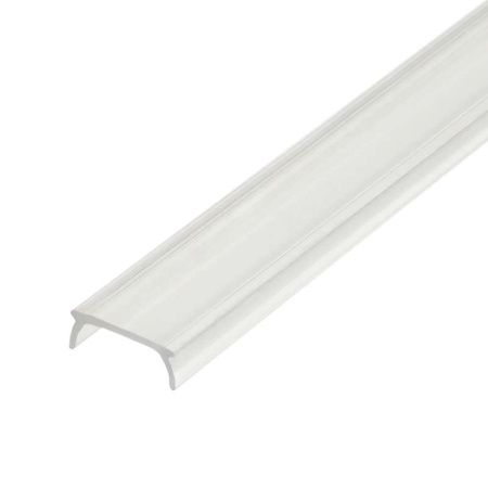 Рассеиватель для алюм. профиля UFE-R02 CLEAR 200 POLYBAG прозр. пластик. (дл.2м)  UL-00000607