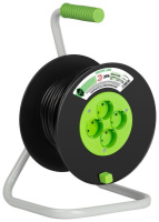 Удлинитель на пластик. катушке 4х40м без заземл. KAT-2x1.5-40m Greenline ПВС 2х1.5  Б0065088