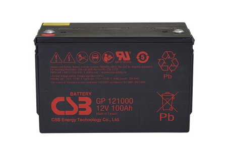Аккумулятор 12В 100А.ч  GP121000 