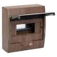 Щит ЩРН-П-8 IP41 темное дерево PROxima  pb40-n-8-dark