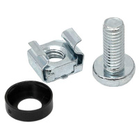 Комплект монтажный TERACOM для 19дюйм шкафов М6х16 (уп.20шт)  TRC-M6x16-s20