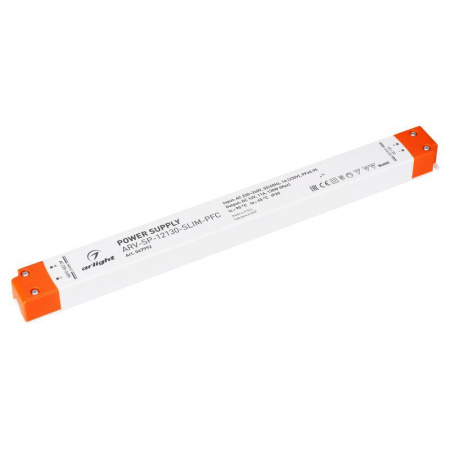 Блок питания ARV-SP-12130-SLIM-PFC (12В 11А 130Вт) IP20 пластик  047992
