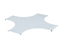 Крышка на ответвитель X-образ. 1000 цинк-ламель  UKX600ZL