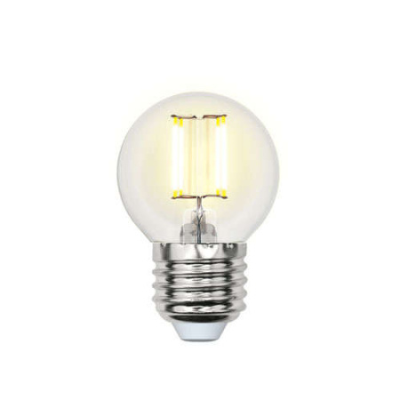 Лампа светодиодная LED-G45-6Вт WW E27 CL PLS02WH картон  UL-00000196