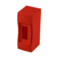 Бокс ОП 2м без защ. шторок IP40 красн.  КМ2020-02-И