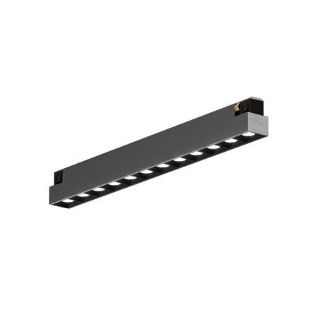 Светильник для трека SHINE GRILL со светодиодом L231хW19хH27 48В DC 10Вт RA=90 3000К IP20 темный никель алюм.  DK5771-DN