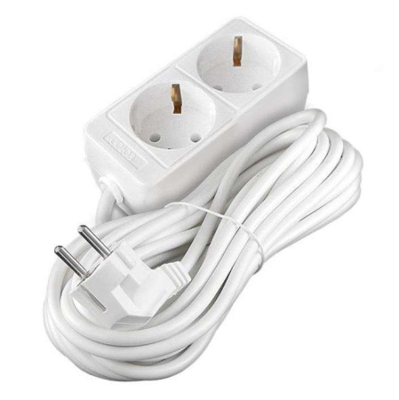 Удлинитель 2х3м с заземл. 10А IP20 2.2кВт ПВС  481S-9203