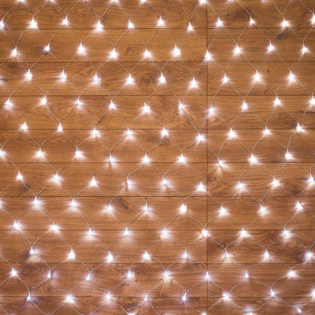 Гирлянда "Сеть" 1.5х1.5м 96LED бел. провод ПВХ прозр.  215-105