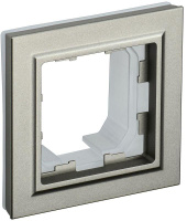 Рамка 1-м IP44 BRITE РУ-1-БрШ-44 шампань  BR-M12-44-K37