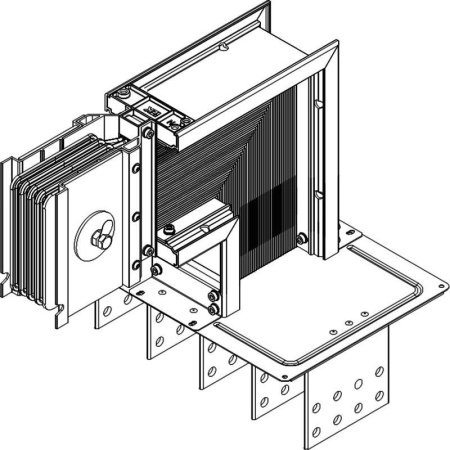Секция фланцевая вверх Тип1 5000А Al 3L+N+PER НК IP55 тран.  LB-5000A4-25-F-FU1