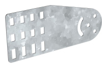 Пластина шарнирная H=100мм HDZ  CLM51D-PSH-100-HDZ