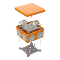 Коробка огнестойкая ОП двухкомпонентная 60-0300-FR10.0-4 Е15-Е120 100х100х50  60-0300-FR10.0-4
