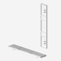 Заглушка торцевая держ.шин 5-10мм 3пол. 60мм  R5BBE060153P