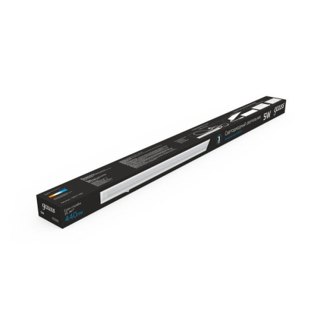 Светильник светодиодный Black 5Вт 6500К IP20 440лм 170-264В 312х22х30мм ДВО линейный накладной бел.  130511305
