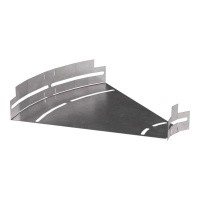 Угол для лотка горизонтальный изменяемый 0-45град. 300х50 Стандарт  PR16.0991