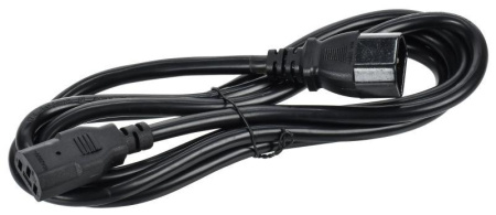 Кабель электропит. PDU 3х1.5 2м с разъемами С13-C14  PC-C13C14-2M
