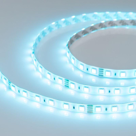 Лента светодиодная RTW-SE-B60-10mm 24V RGB 5060 14.4Вт/м IP65 герметичная (уп.5м)  014794(2)