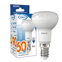 Лампа светодиодная R50 6Вт 6500К E14 540лм 230В холод. бел.  1795