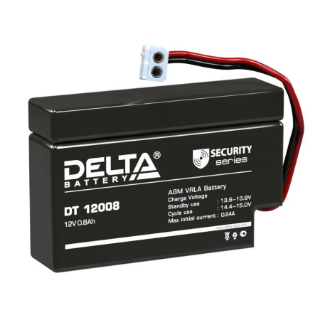 Аккумулятор ОПС 12В 0.8А.ч  DT 12008 (T9)