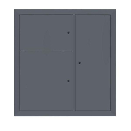 Щит этажный до 4 кв. без окон RAL7024 (1000х950х150) PROxima  mb29-v-bo-ral7024