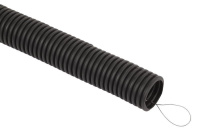 Труба гофрированная d50мм безгалоген. трудногорючая с зондом (FRHF) черн. (уп.20м)  Б0068911