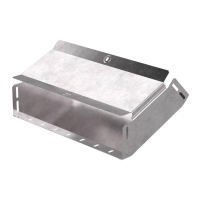 Угол для лотка вертикальный внутренний 45град. 400х100 с крышкой Стандарт  PR16.0594