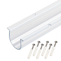 Профиль MOONLIGHT-D40-1000-TU CLEAR пластик L1000  048839 Профиль MOONLIGHT-D40-1000-TU CLEAR пластик L1000  048839