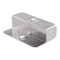 Переходник для лотка левый 100х80х50 с крышкой Стандарт  PR16.0850