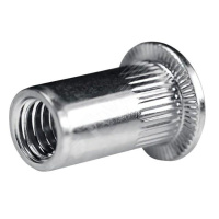 Гайка-заклепка цилиндрическая М5 фланец рифлен. (уп.10шт)  80943