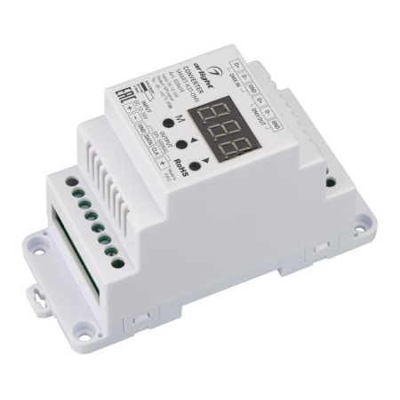 Конвертер SMART-K37-DMX (12-24В SPI DIN 2.4G) металл  028410