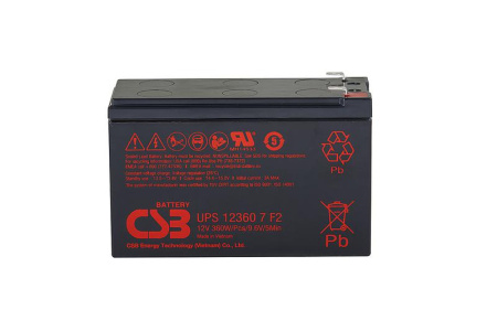 Аккумулятор 12В 7.5А.ч  UPS123607 F2 