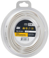 Трубка термоусадочная ТТУ нг-LS 8/4 бел. (уп.2м)  UDR12-008-004-002-K01-T