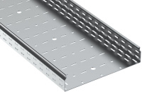 Лоток листовой перфорированный ESCA 7 80х400 L2500 сталь 2.0мм  CLP10-080-400-200-D25