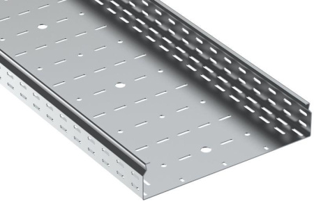 Лоток листовой перфорированный ESCA 7 80х400 L3000 сталь 2.0мм  CLP10-080-400-200-3