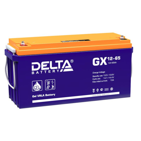 Аккумулятор GEL 12В 65А.ч 350х167х183  GX 12-65