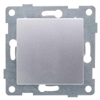 Выключатель 1-кл. СП Ugra 10А 250В самовозвратный механизм серебр.  С11В6-004