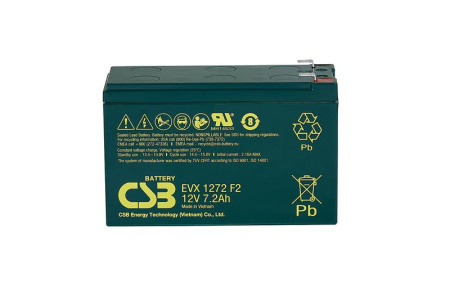 Аккумулятор 12В 7.2А.ч  EVX1272 F2 