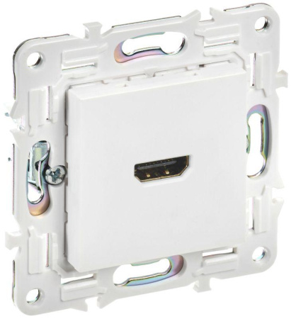 Розетка HDMI SKANDY SK-H01W арктич. бел.  SK-H10-K01