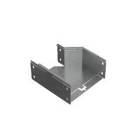 Переходник для лотка левый 100х150-200 сталь 1мм "ПЛЮС" PDplus100-150-200-L КМ PL0744