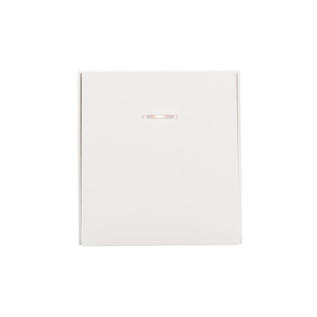 Выключатель STRONG 1кл с подсветкой 10А MIELE с/у жемчуг  KR-78-0713-4
