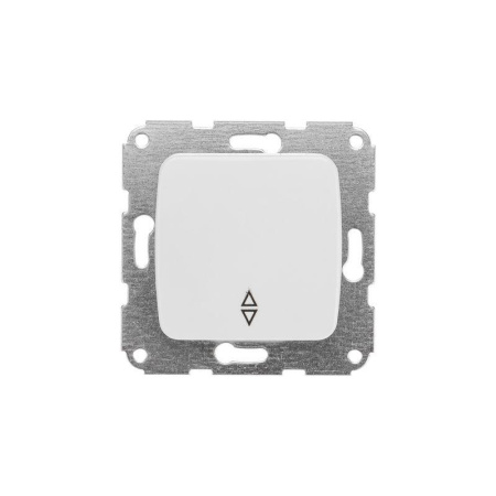 Переключатель проходной 1-кл. СП DEA 10А механизм бел.  KR-78-0205