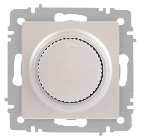 Светорегулятор Accent 6-401-06 поворотный 600Вт 230В IP20 СУ перламутр.  Б0063680