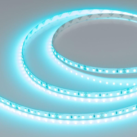 Лента светодиодная RT-A120-8mm 24В Mint Blue (9.6Вт/м IP20) (уп.5м)  043382(1)