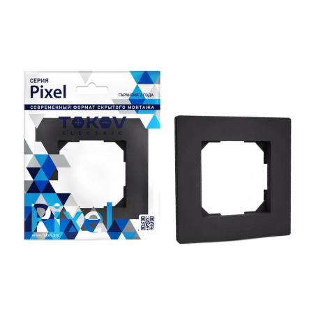 Рамка 1-м Pixel карбон  TKE-PX-RM1-C14